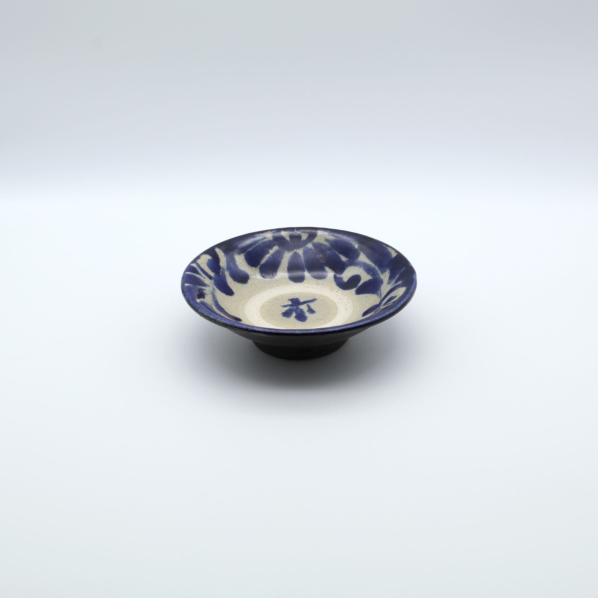 沖縄のやちむん 横田窯 5寸皿 蛇の目 - canosa オンラインショップ