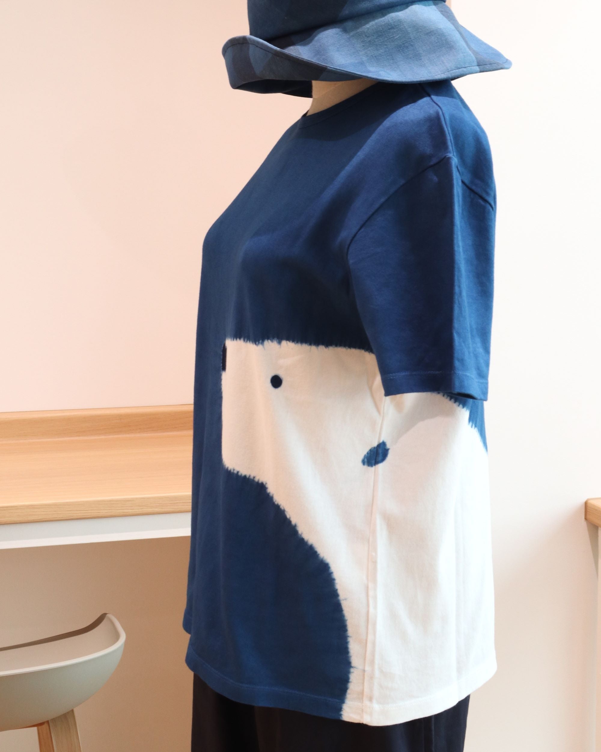 琉球藍染工房 Tシャツ しろくま サイズ2 - canosa オンラインショップ