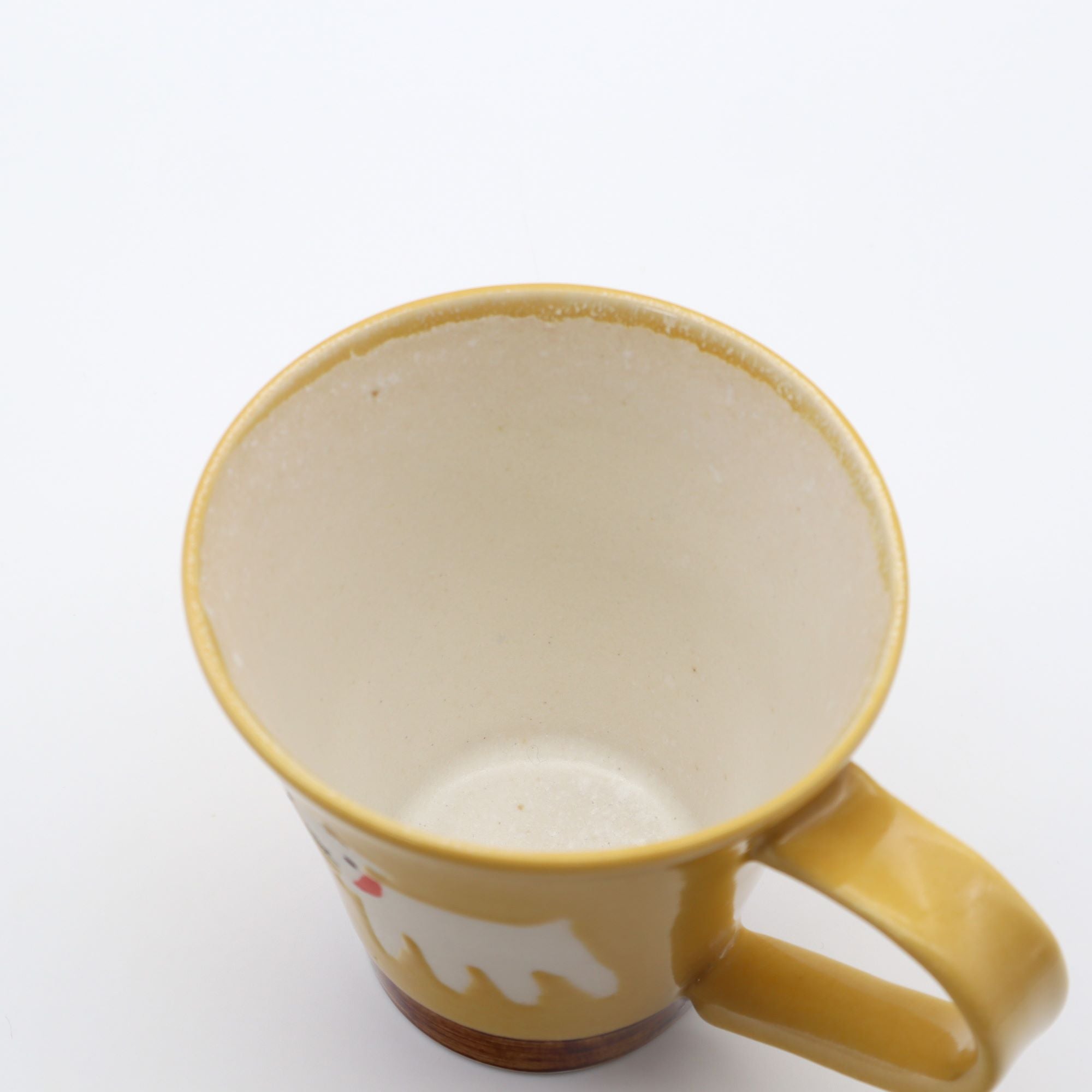 再入荷！やちむん アトリエクッチャネのヤギ柄マグカップ 黄 - canosa