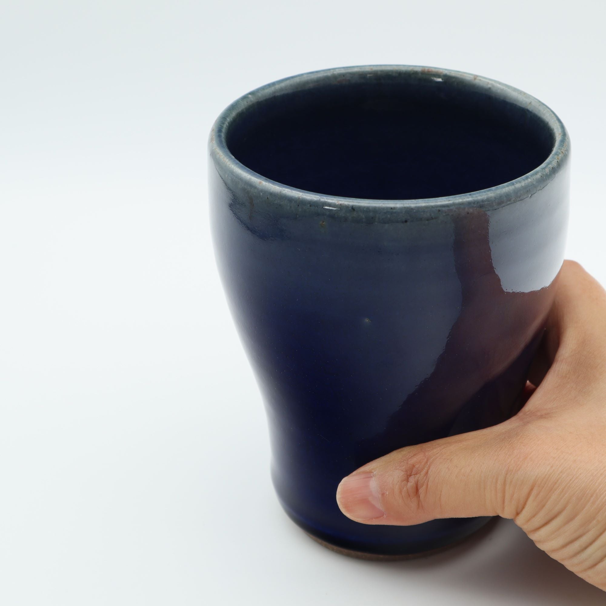 民藝の象徴 出西窯 焼酎カップ 呉須 お茶やビール、コーヒーなど色々