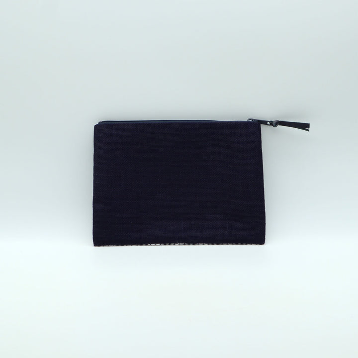 りんごポーチ　A　紺