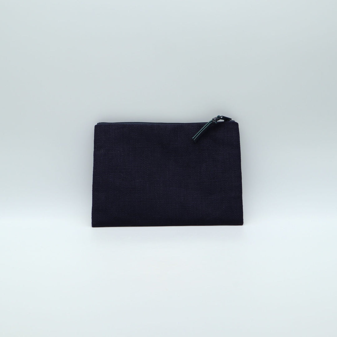 りんごポーチ　B　紺