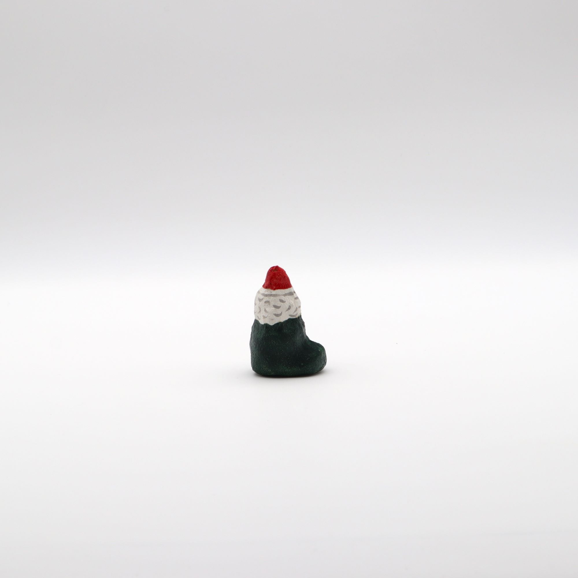 琉球ハリコ ニャン山 ブーツ in サンタ 緑 Xmasのデコレーションにも