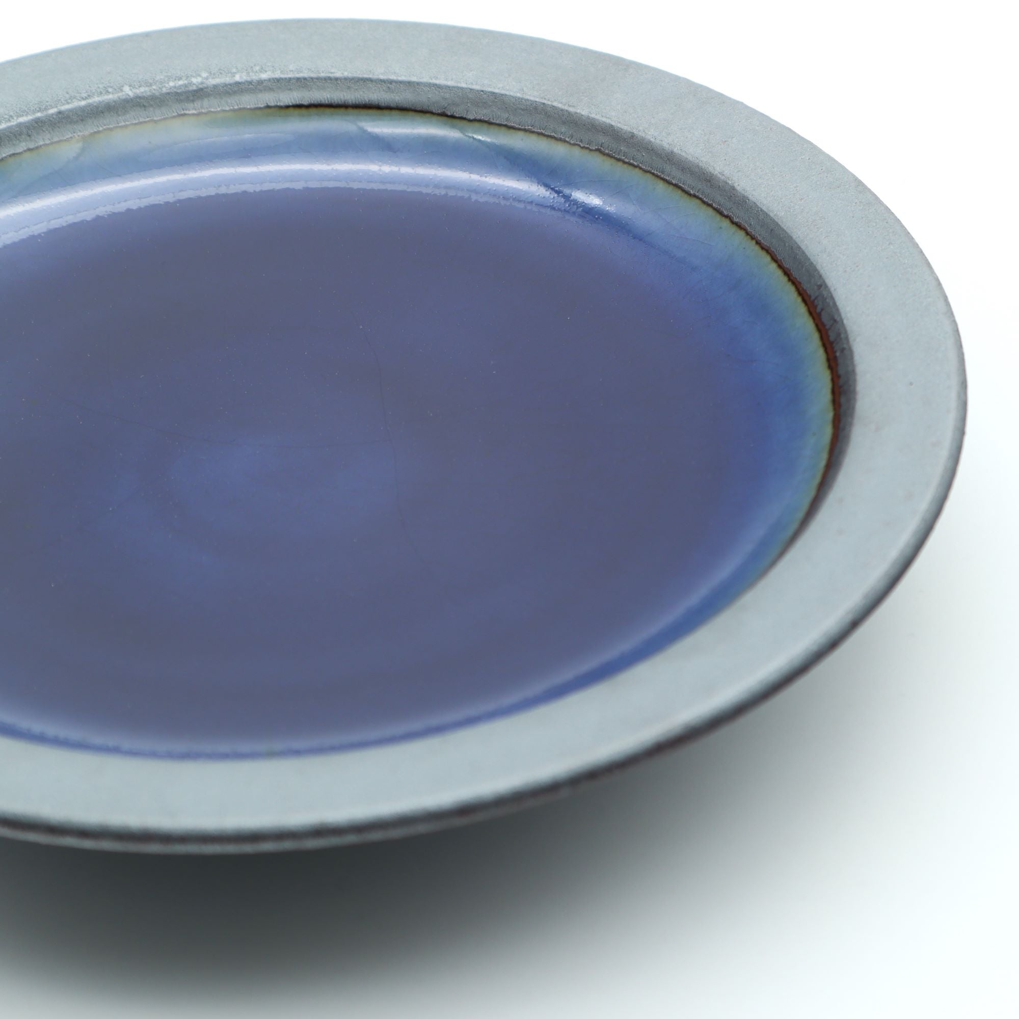 出西窯 縁鉄砂呉須釉皿6寸 美しすぎて使うのが惜しくなる – canosa
