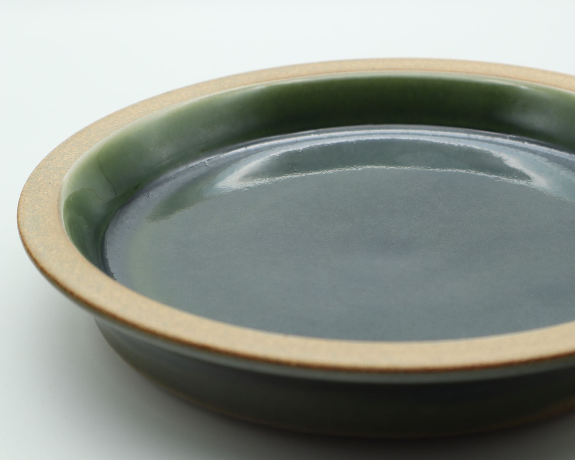 用の美 出西窯 パン皿 7寸緑 – canosa