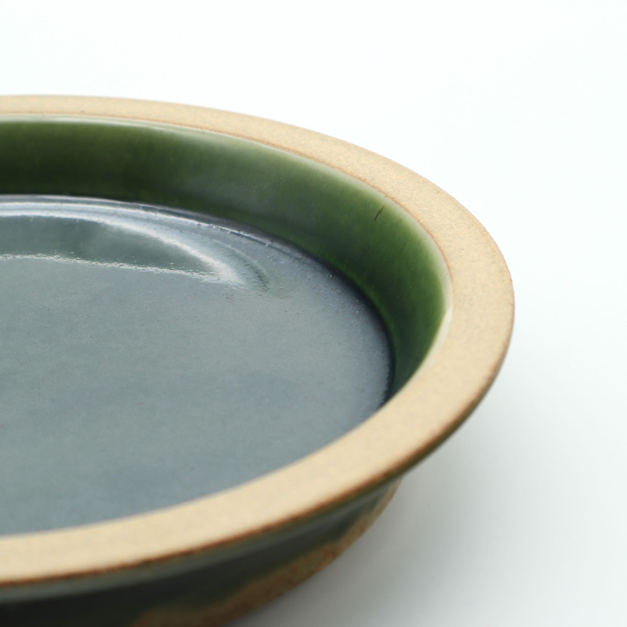 用の美 出西窯 パン皿 7寸緑 – canosa