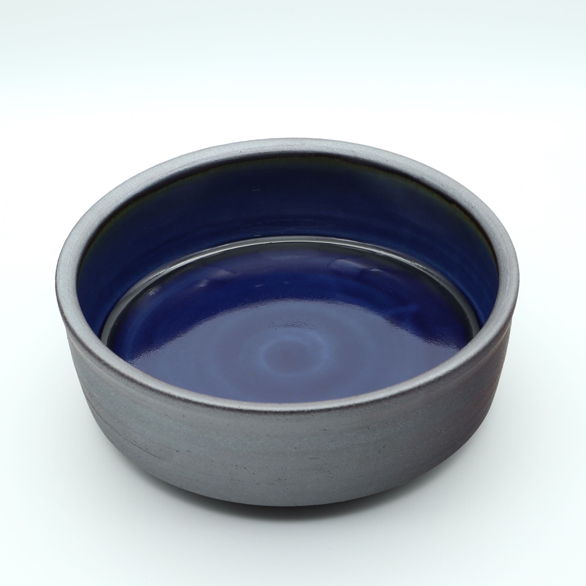 出西窯の呉須釉 切立ドラ鉢 6寸 外鉄内呉須 どんな料理でも映える – canosa