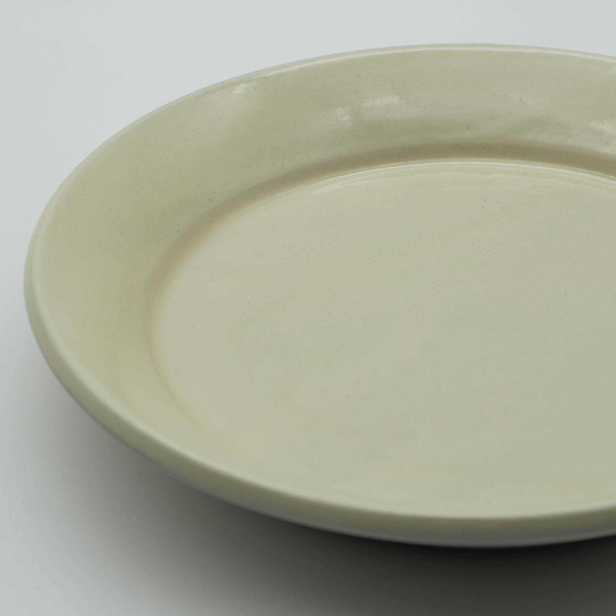 【出西窯】平皿　7寸　3枚セット　リム　白 出西窯 縁付平皿 7寸 白 – canosa