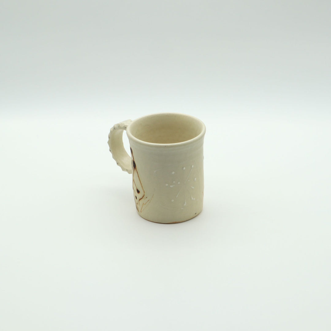 白マグカップ　縦長A　