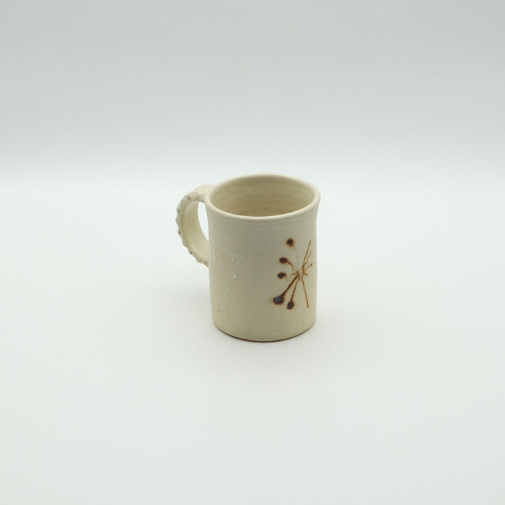 白マグカップ　縦長B
