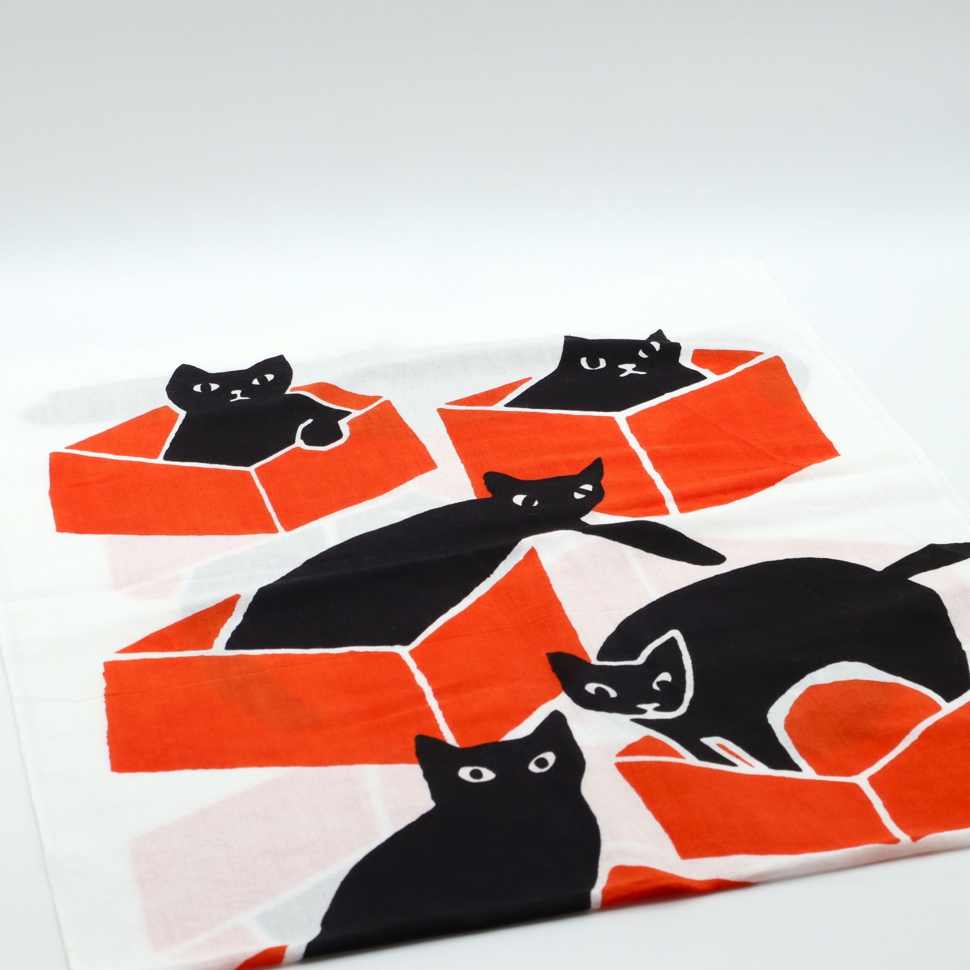 沖縄 Doucatty 手ぬぐい 箱ねこorange – canosa