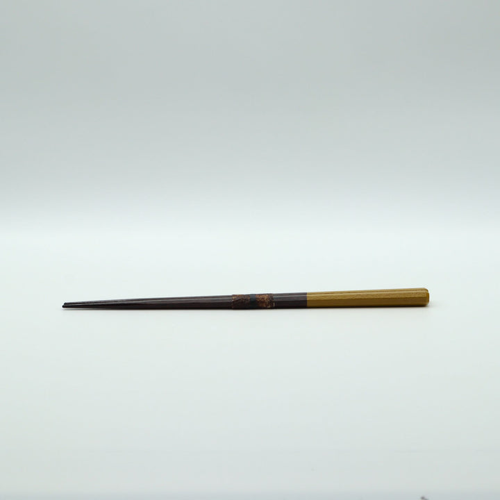 色漆仕上げ　黄　鉄木のお箸（八角）