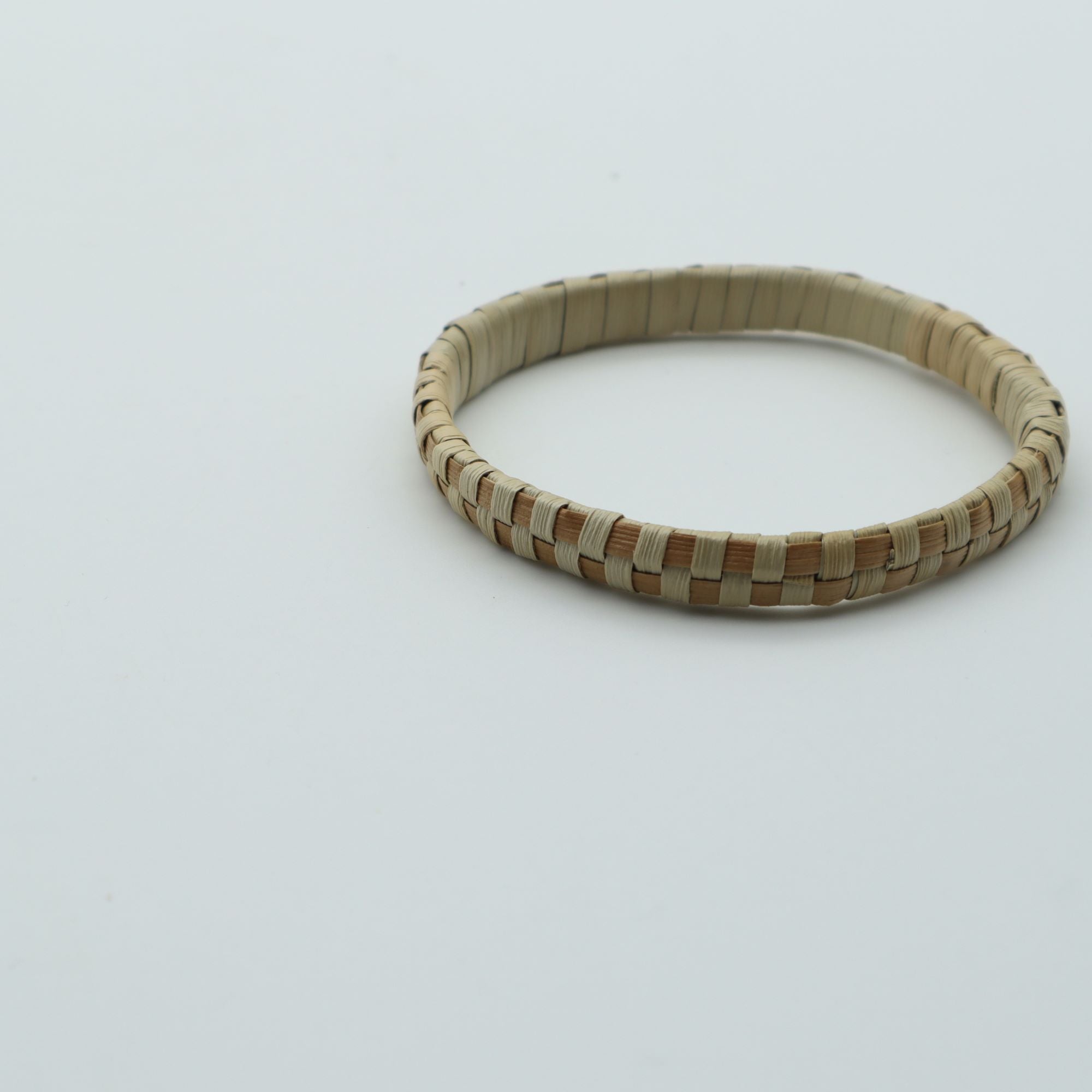 沖縄アダン＊バングル56 沖縄の工芸 石垣島に自生するあだんで編んだ アダンバングル格子