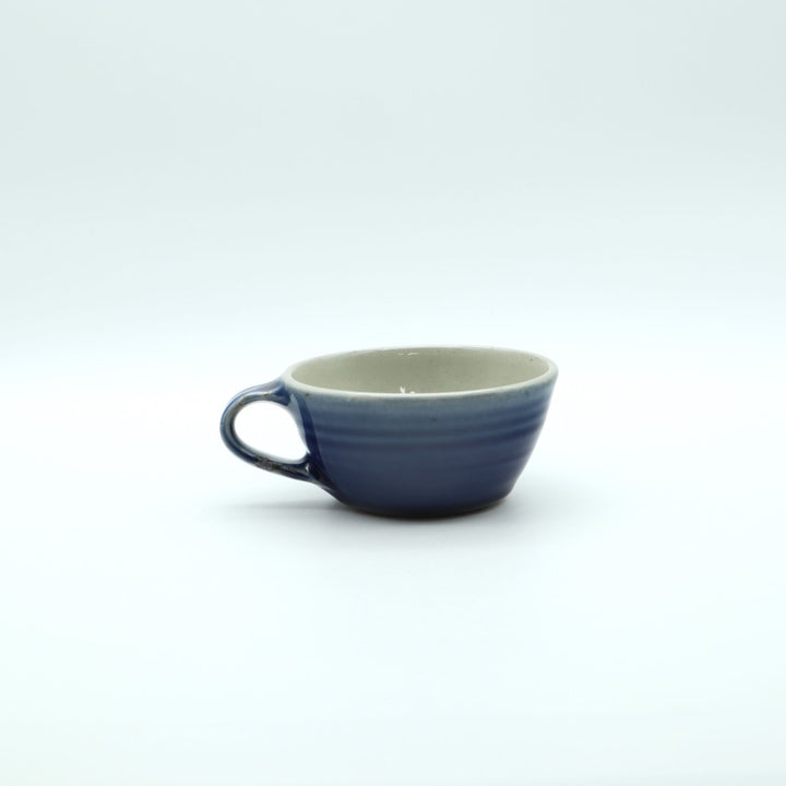 手付スープ椀　呉須