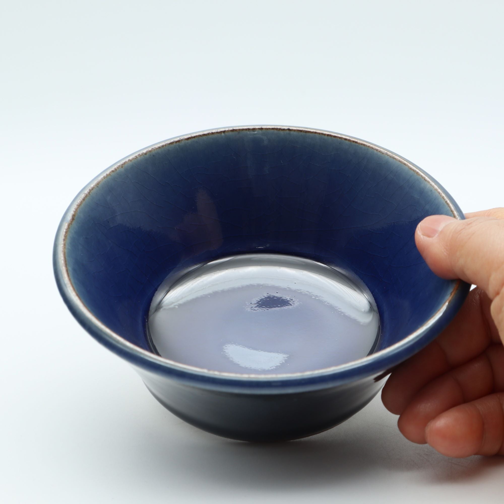 出西窯 はたぞり切立鉢 4寸 呉須 鍋の取り皿などに最適 – canosa