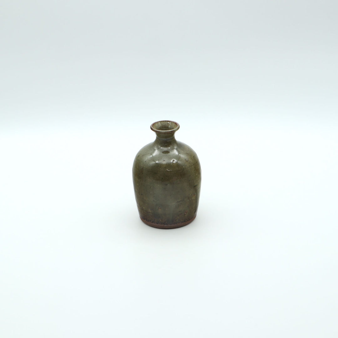 一輪挿し　化粧無し　灰