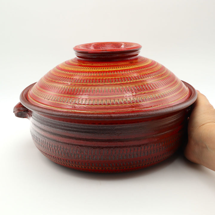 土鍋　M　赤