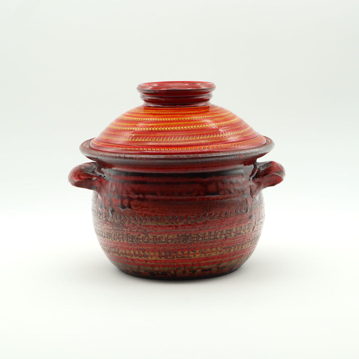 炊飯土鍋　2合　赤