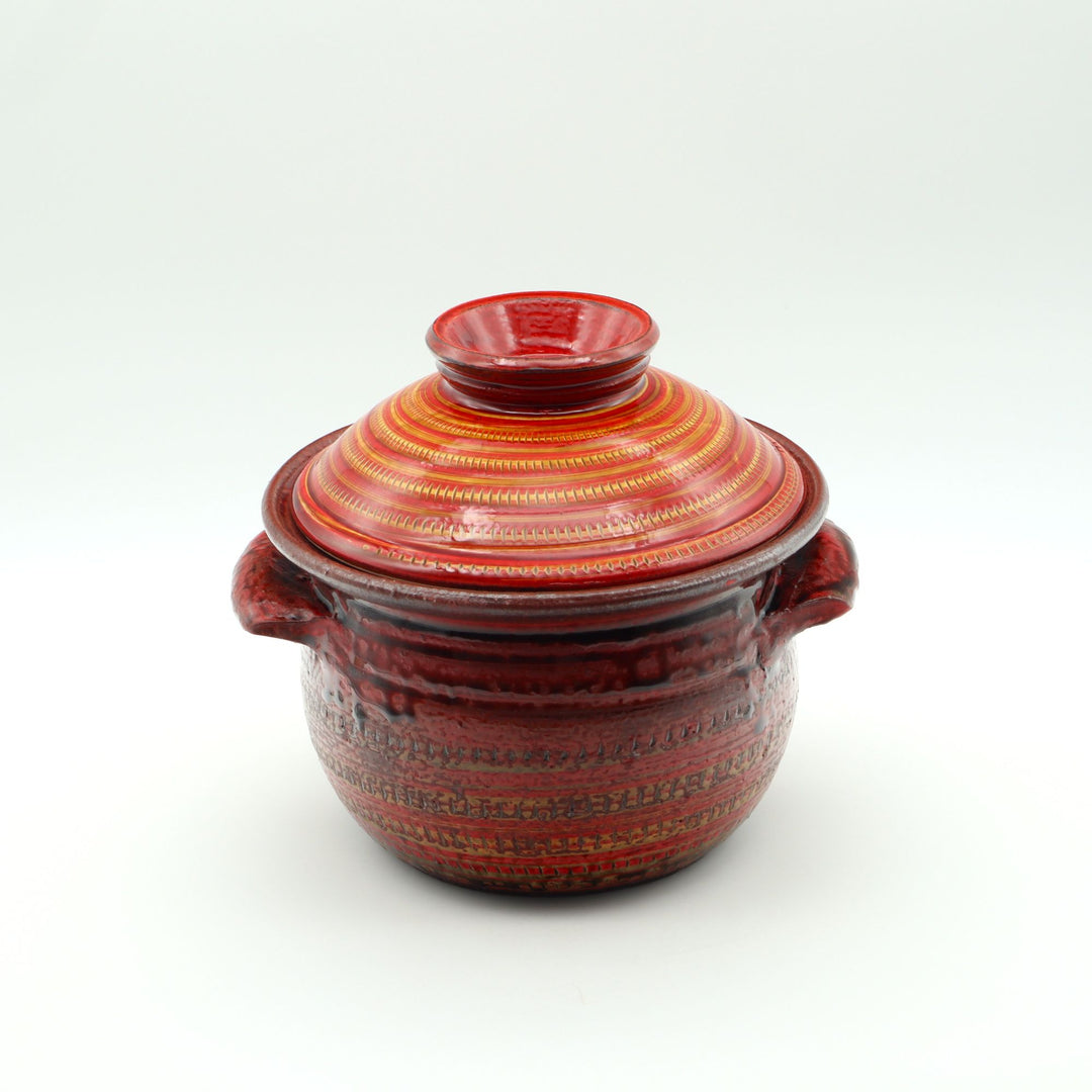 炊飯土鍋　2合　赤