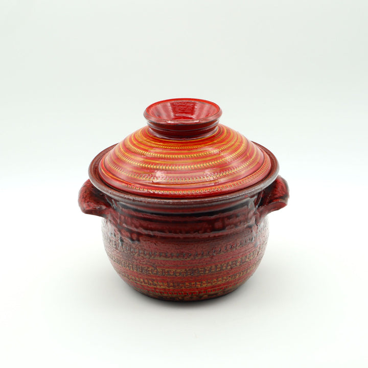 炊飯土鍋　2合　赤