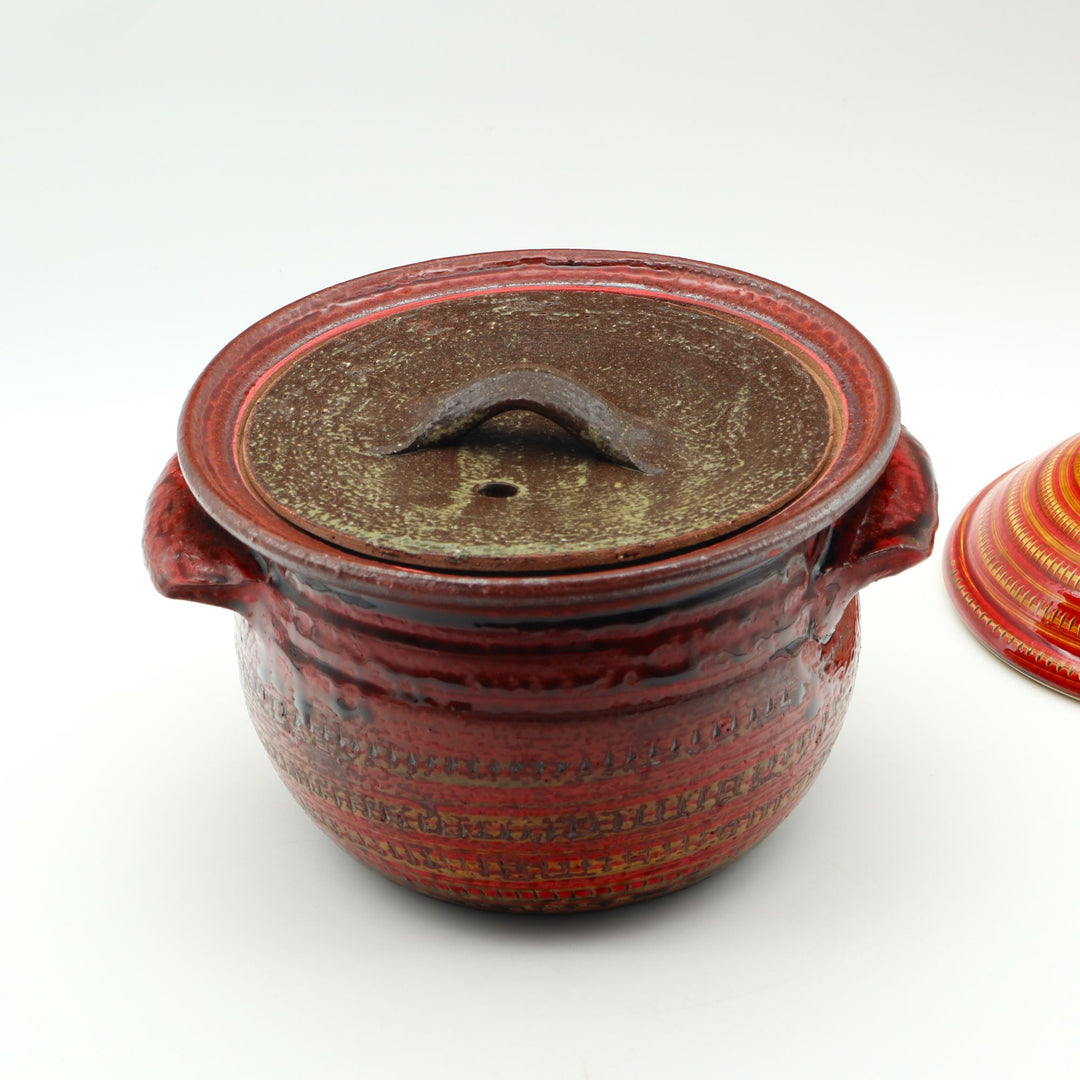 炊飯土鍋　2合　赤