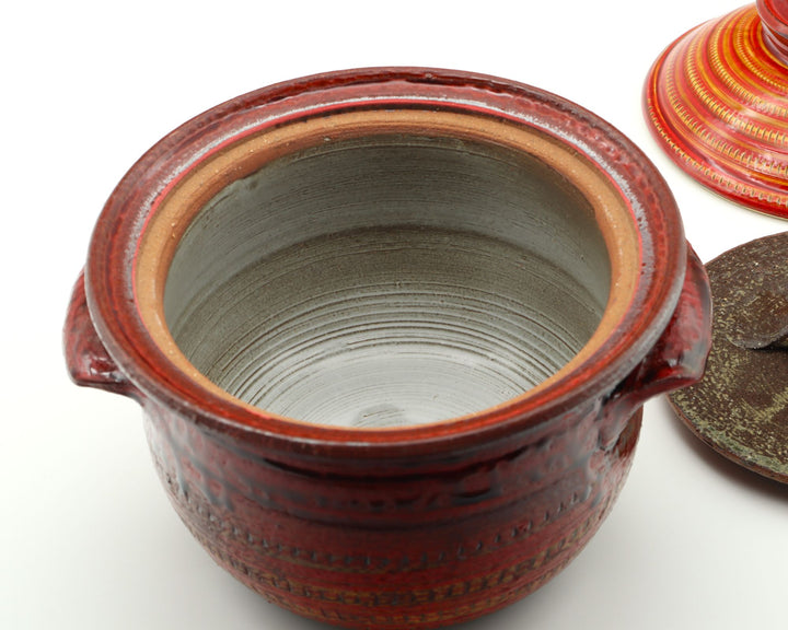 炊飯土鍋　2合　赤