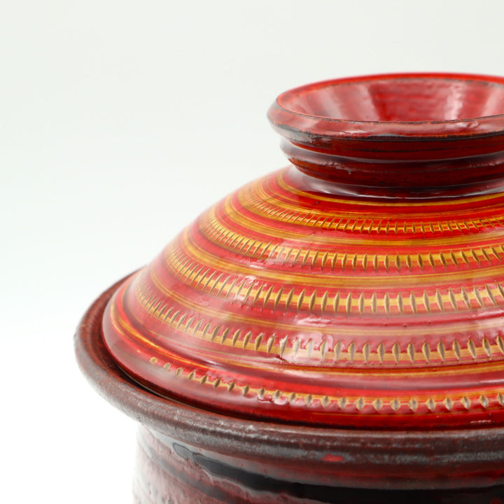 炊飯土鍋　2合　赤