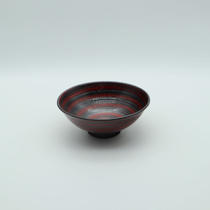 飯椀　赤黒　大