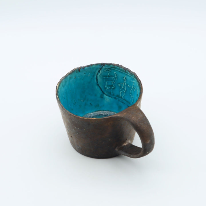 青のカップ　K17　M37