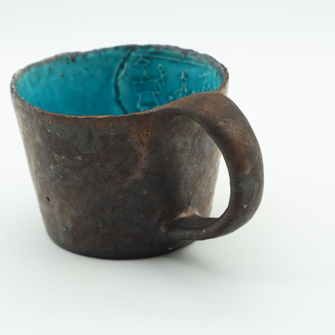 青のカップ　K17　M37