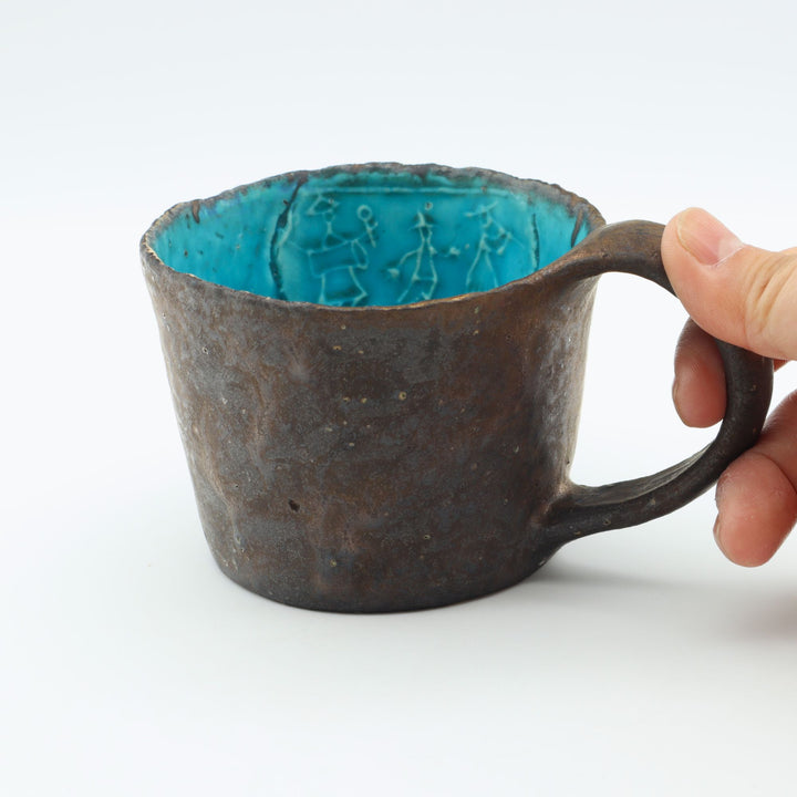 青のカップ　K17　M37