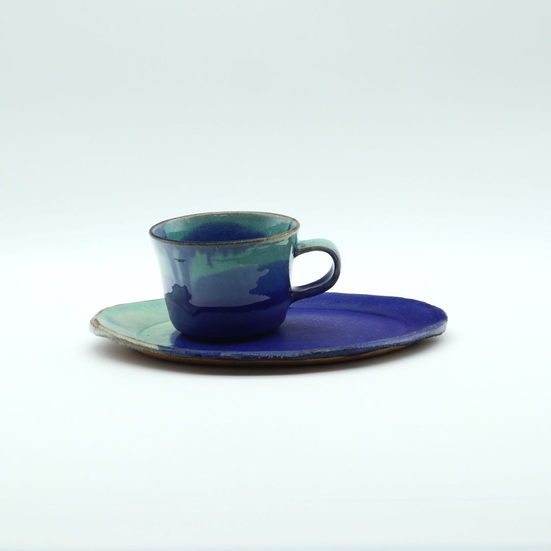 Holy blue　カップ＆タタラ皿