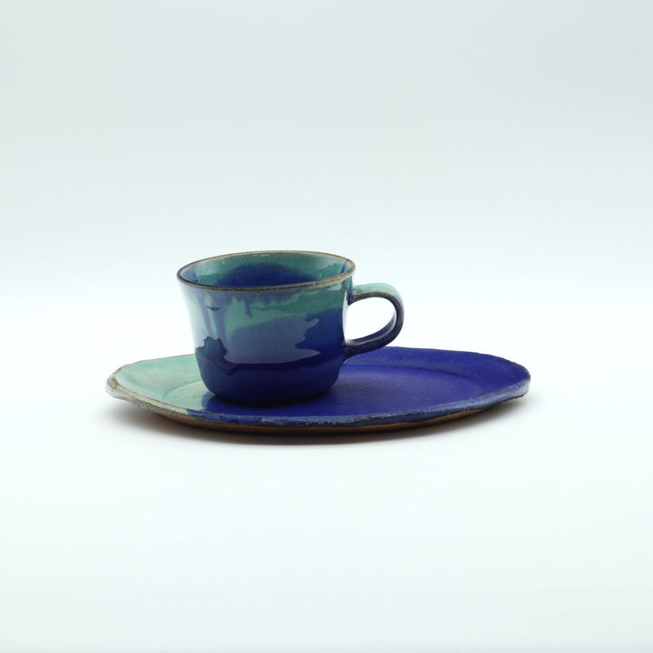Holy blue　カップ＆タタラ皿