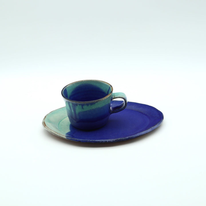 Holy blue　カップ＆タタラ皿