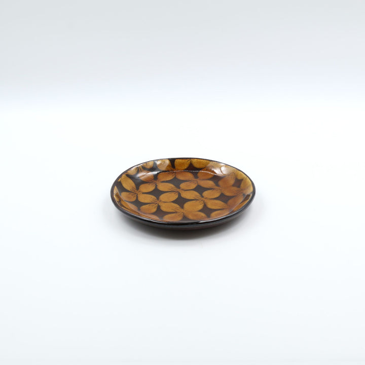 5寸平皿　飴花　D