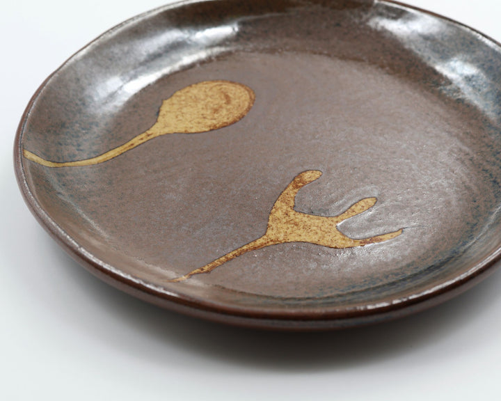 5寸平皿　飴スプーンフォーク　H