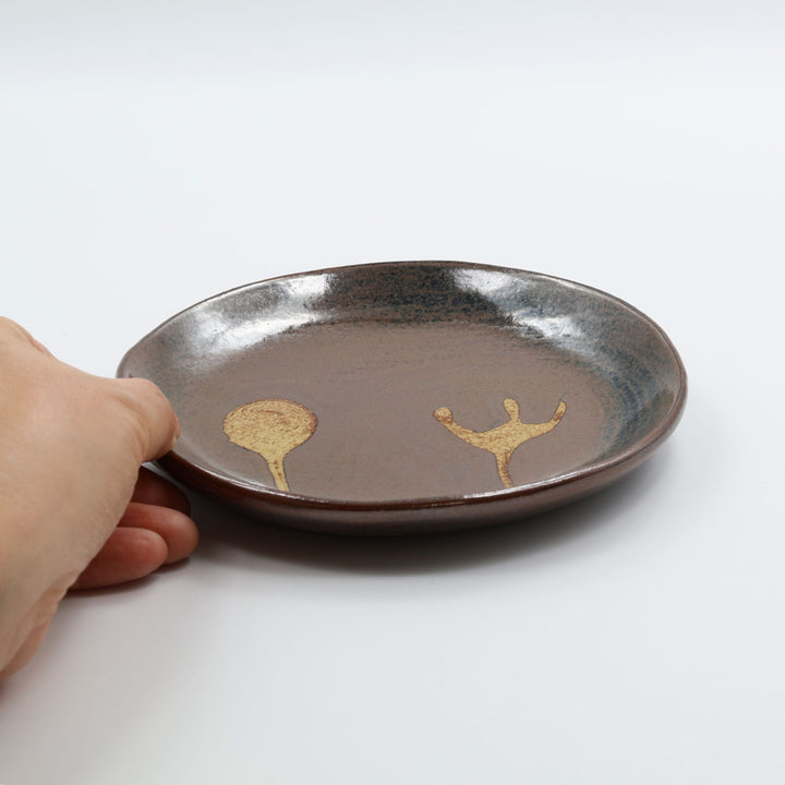 5寸平皿　飴スプーンフォーク　H