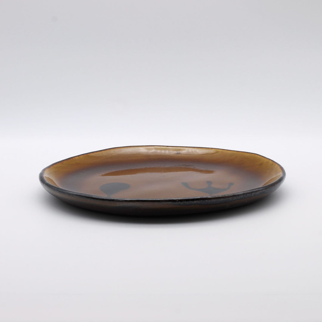 7寸平皿　飴スプーンフォーク　D