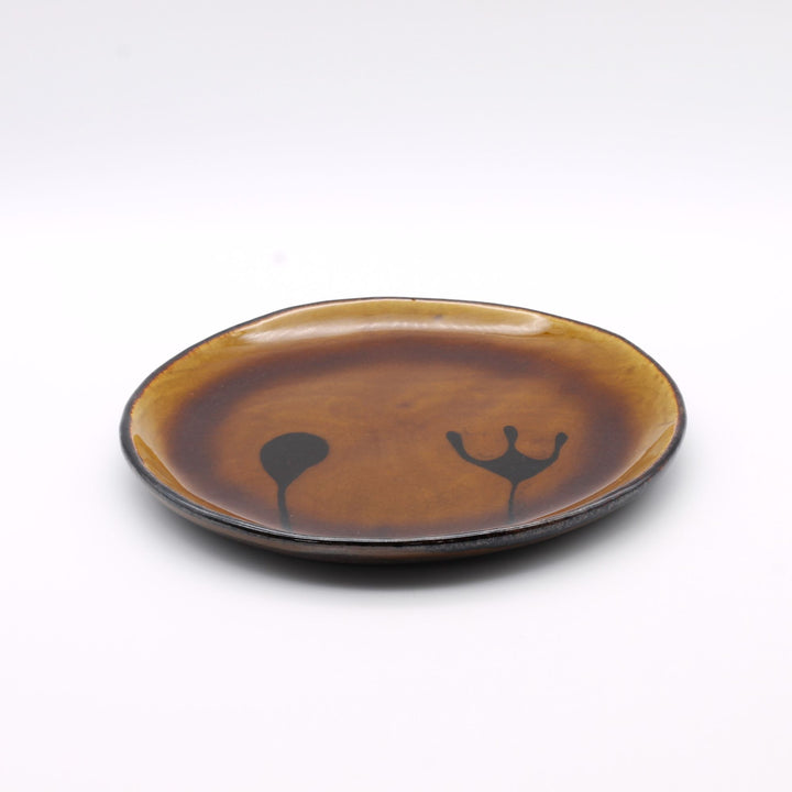 7寸平皿　飴スプーンフォーク　D