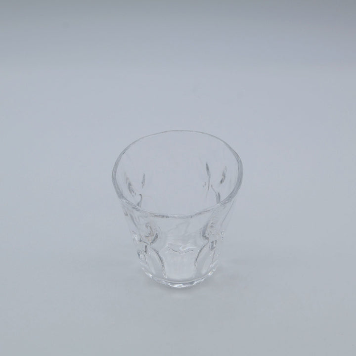 glass apartment 21g ichico 「リボンカップ」透明なガラスに立体的なリボン状の装飾があしらわれた琉球ガラスの美しいカップ。