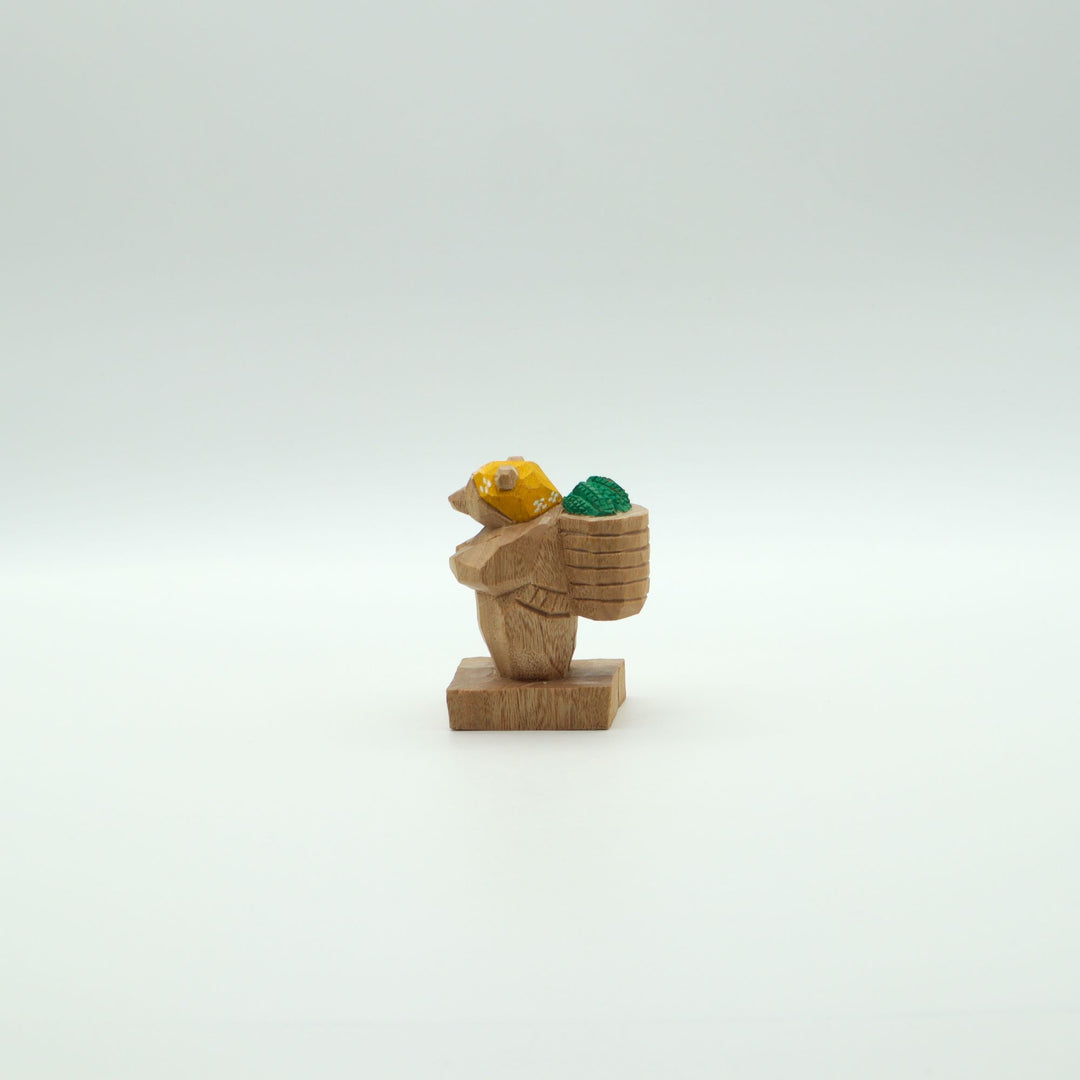 ゴーヤー収穫くま