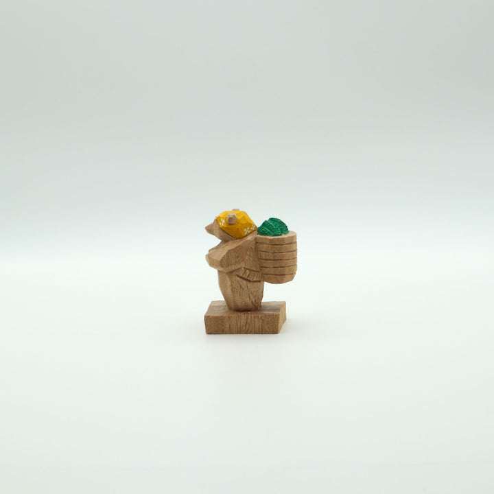 ゴーヤー収穫くま