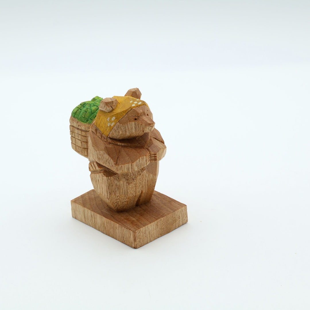ゴーヤー収穫くま