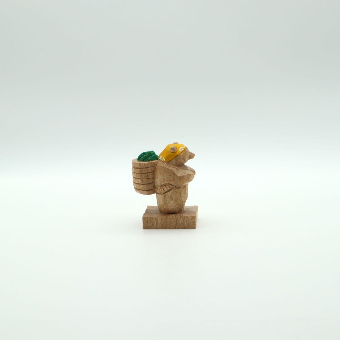 ゴーヤー収穫くま