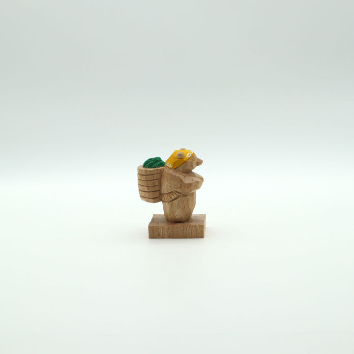 ゴーヤー収穫くま