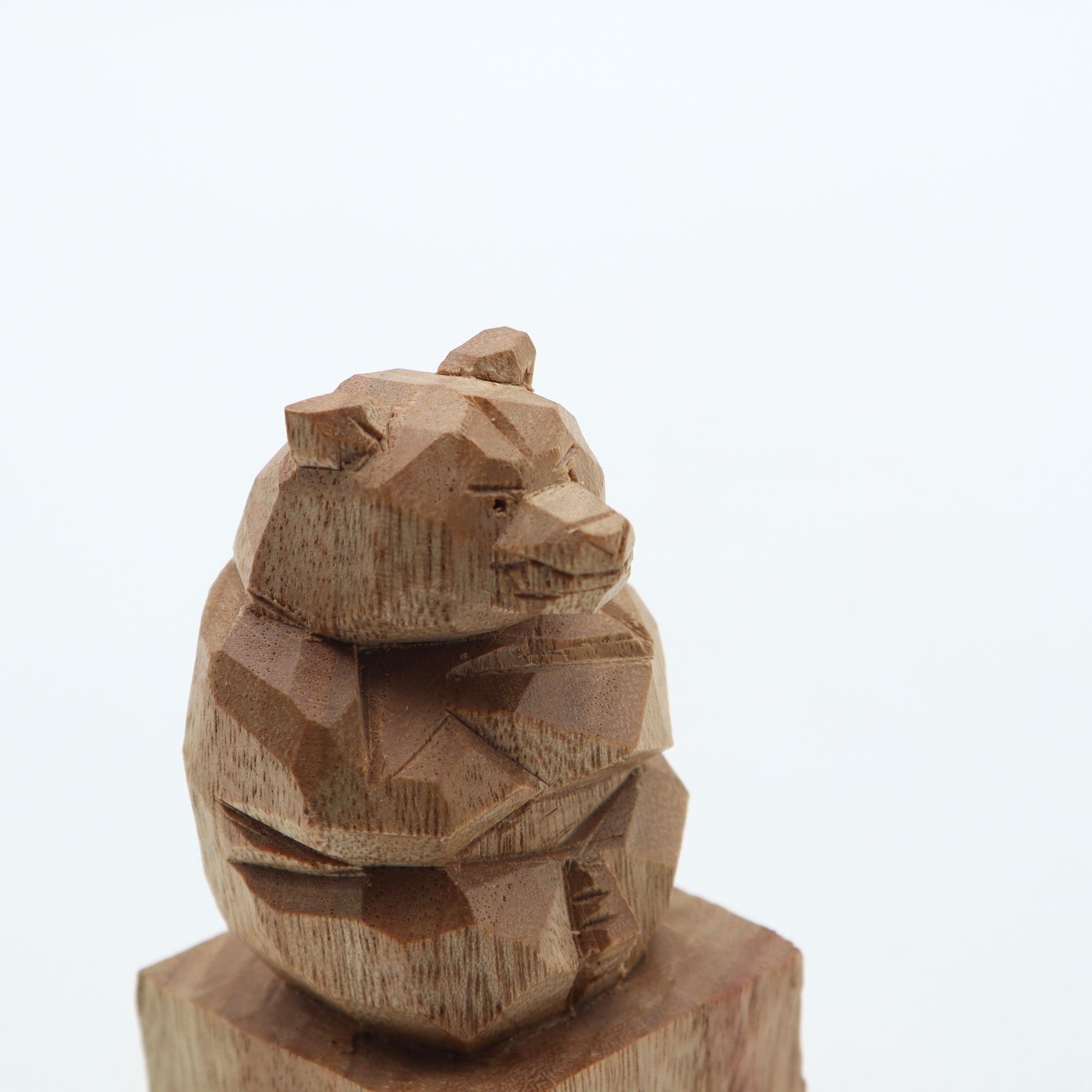 gizakuma オリジナル木彫り熊 あぐらくま 限定 1点のみ – canosa