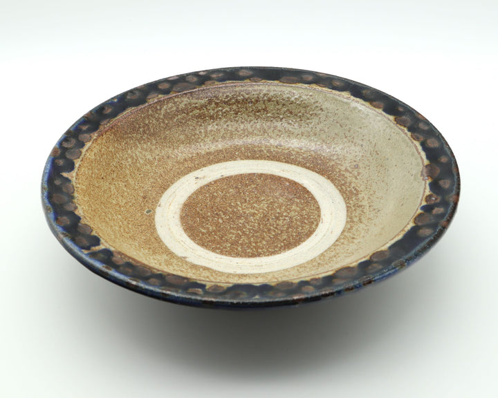 ふち平　8寸皿　蛇の目