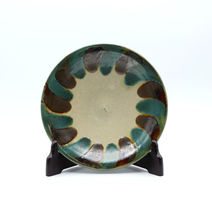 沖縄のやちむん　横田屋窯　7寸皿