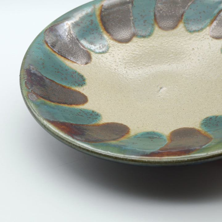 沖縄のやちむん　横田屋窯　7寸皿