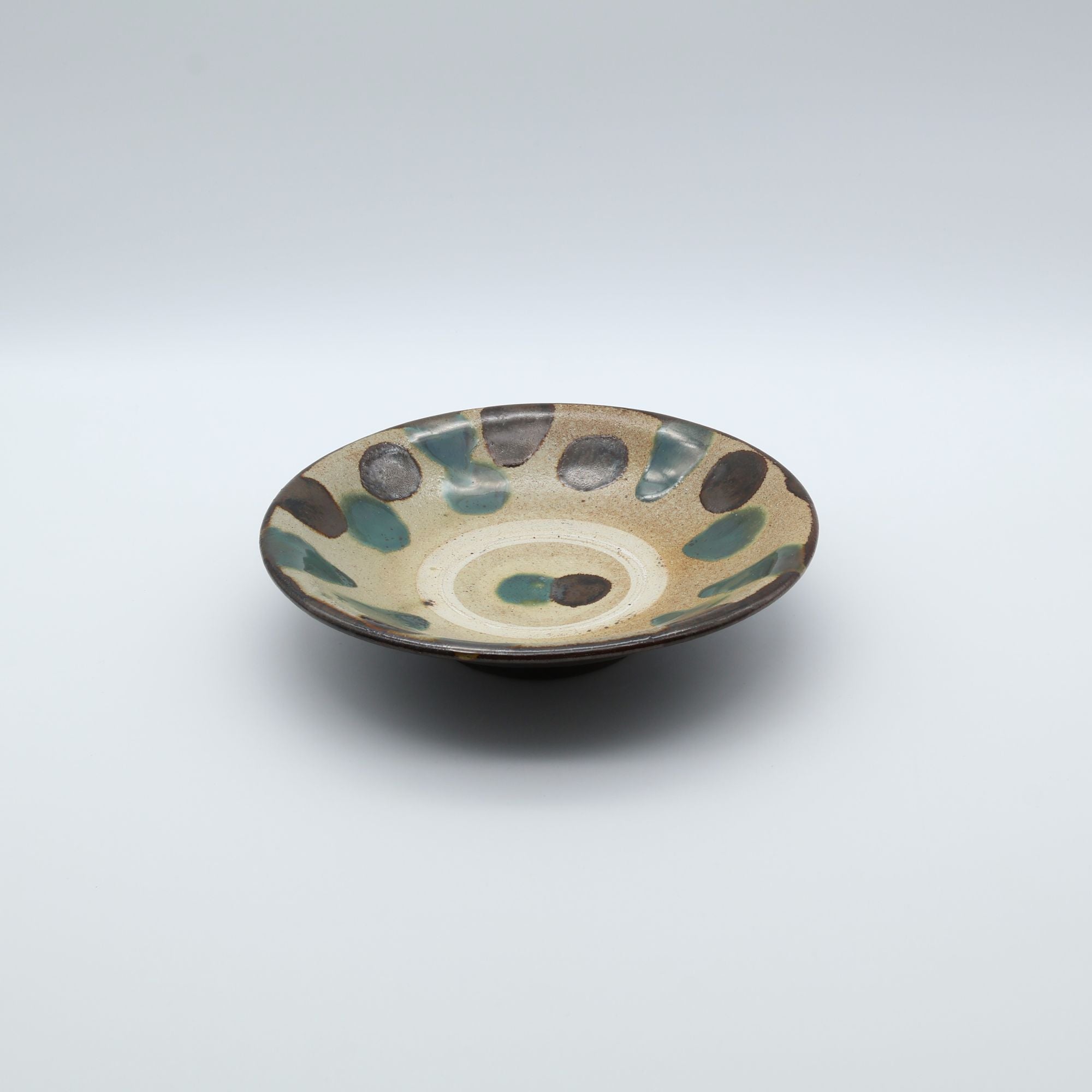 沖縄のやちむん 読谷・横田屋窯 6寸皿 – canosa